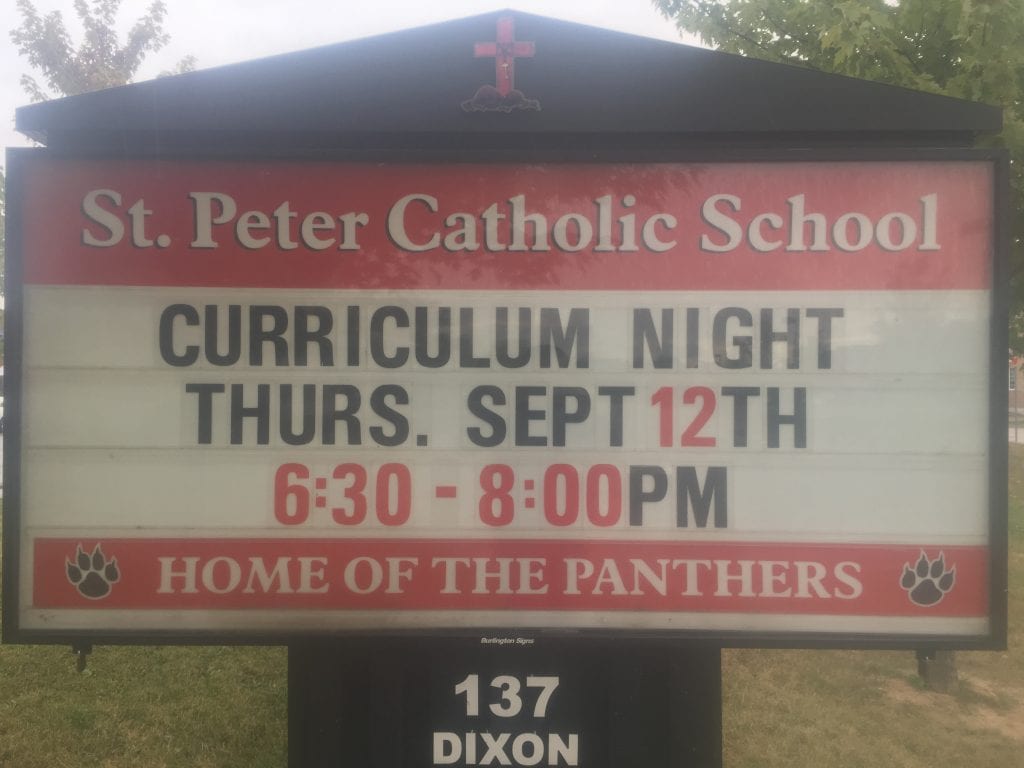 St. Peter Catholic Elementary School | Milton, ON » Curriculum Night ...